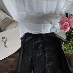 Leather skirt size 16 Euc